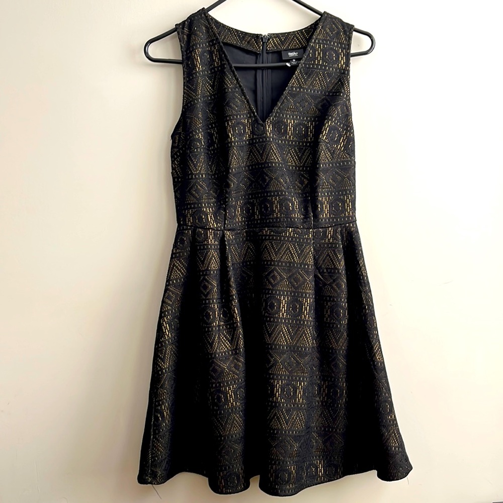 Black mini dress size S